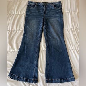 American eagle high rise flare jeans